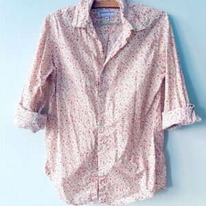 Floral American Colors by Alex Lehr button down shirt